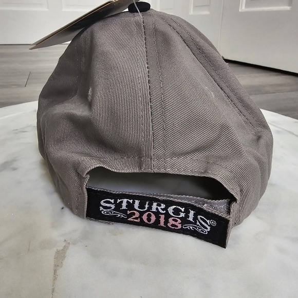 Sturgis 2018 78th Annual Sturgis Black Hills Rally Embroidered Baseball Cap - Picture 6 of 11